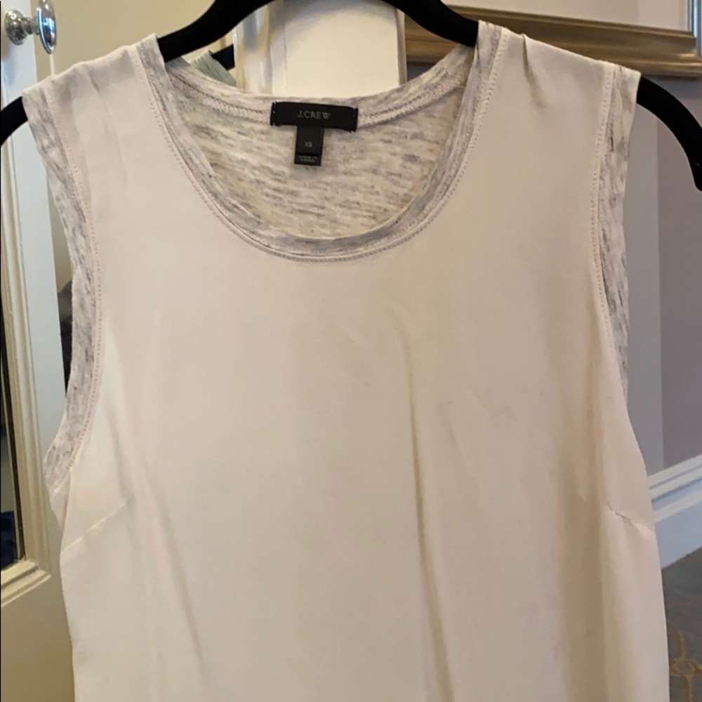JCrew silk/cotton tank